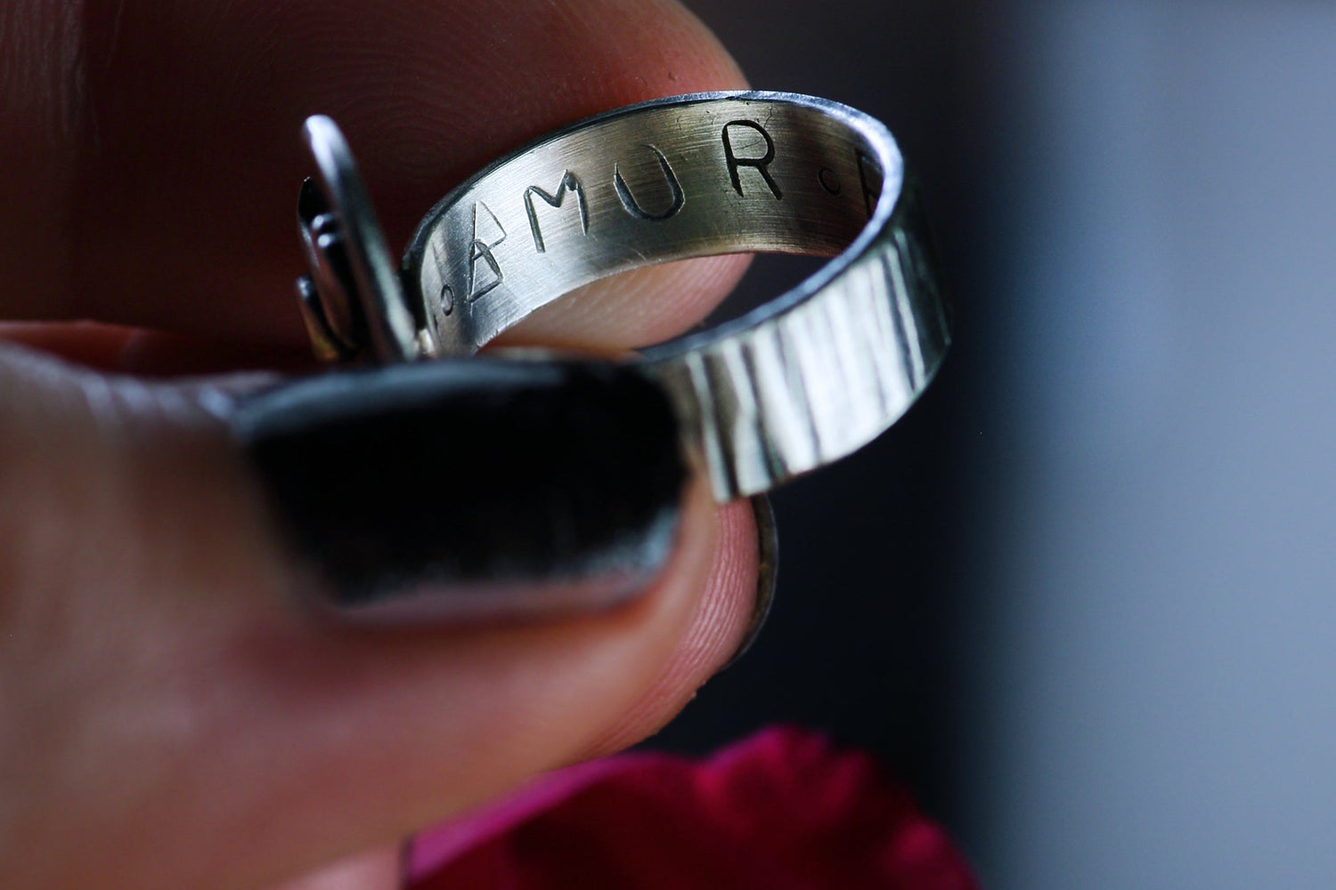 EL CABALLERO Totenkopf Ring aus Silber 925 · Dia de los Muertos · Unikat