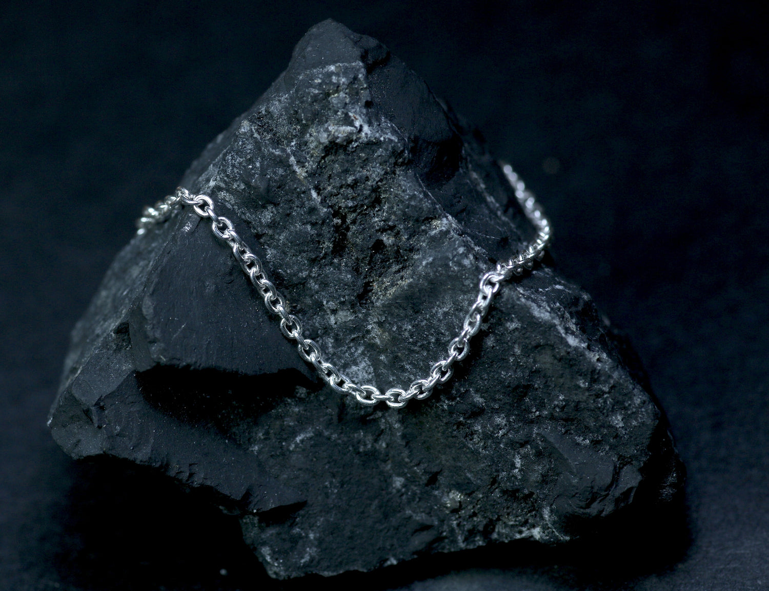 Halskette · Ankerkette aus 925 Sterling Silber – 42 cm oder 50 cm