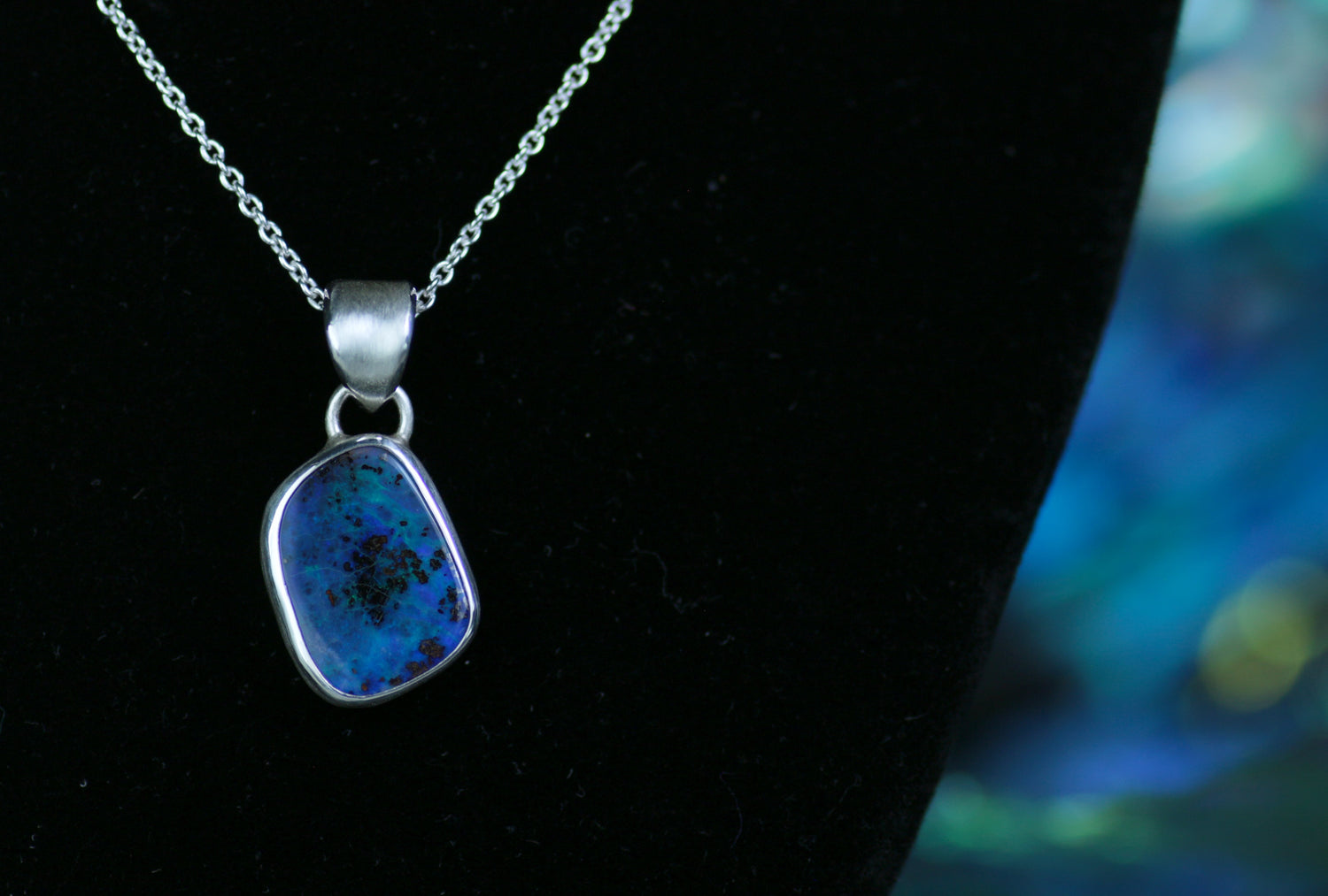 CAYO • Opal Anhänger aus 925 Silber · Unikat