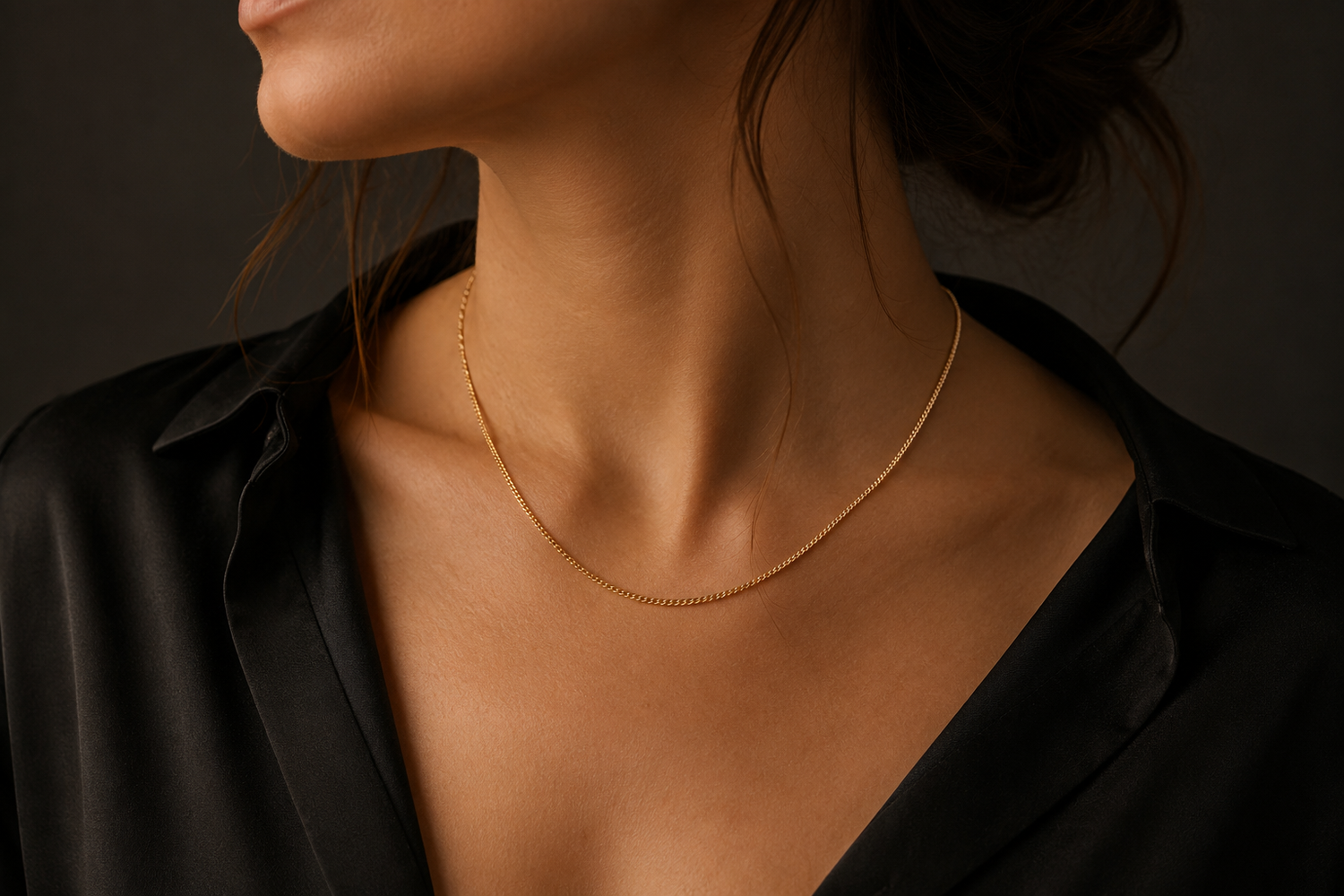 Collier · Chaîne ancre en argent sterling 925 – 42 cm ou 50 cm