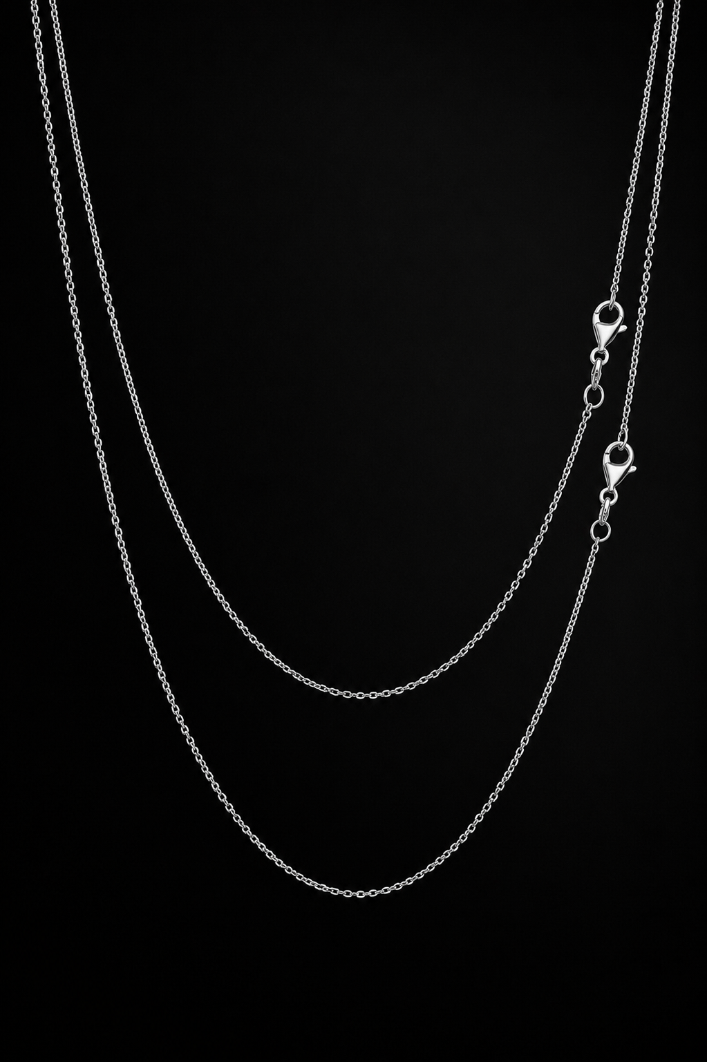 Halskette · Ankerkette aus 925 Sterling Silber – 42 cm oder 50 cm