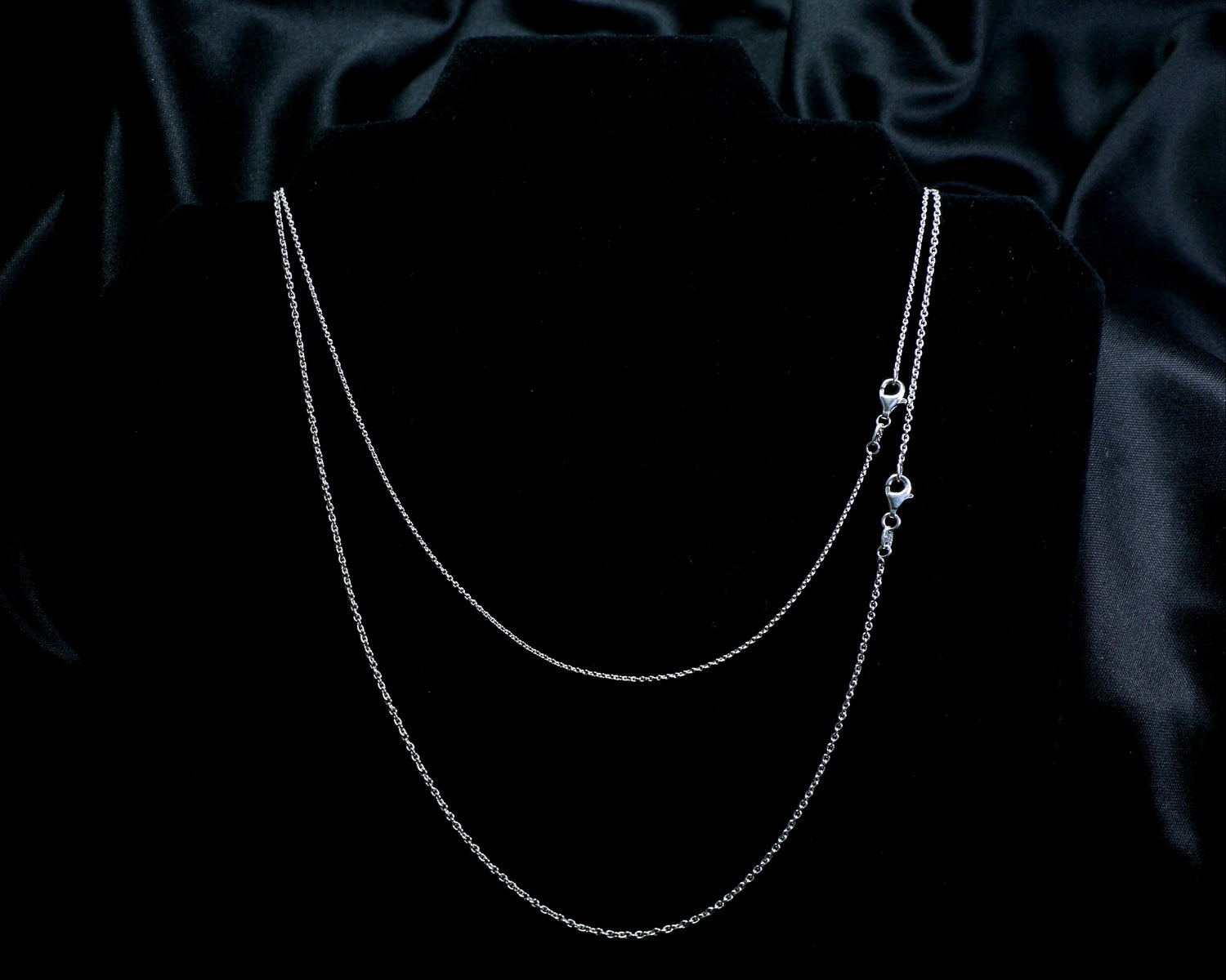 Halskette · Ankerkette aus 925 Sterling Silber – 42 cm oder 50 cm