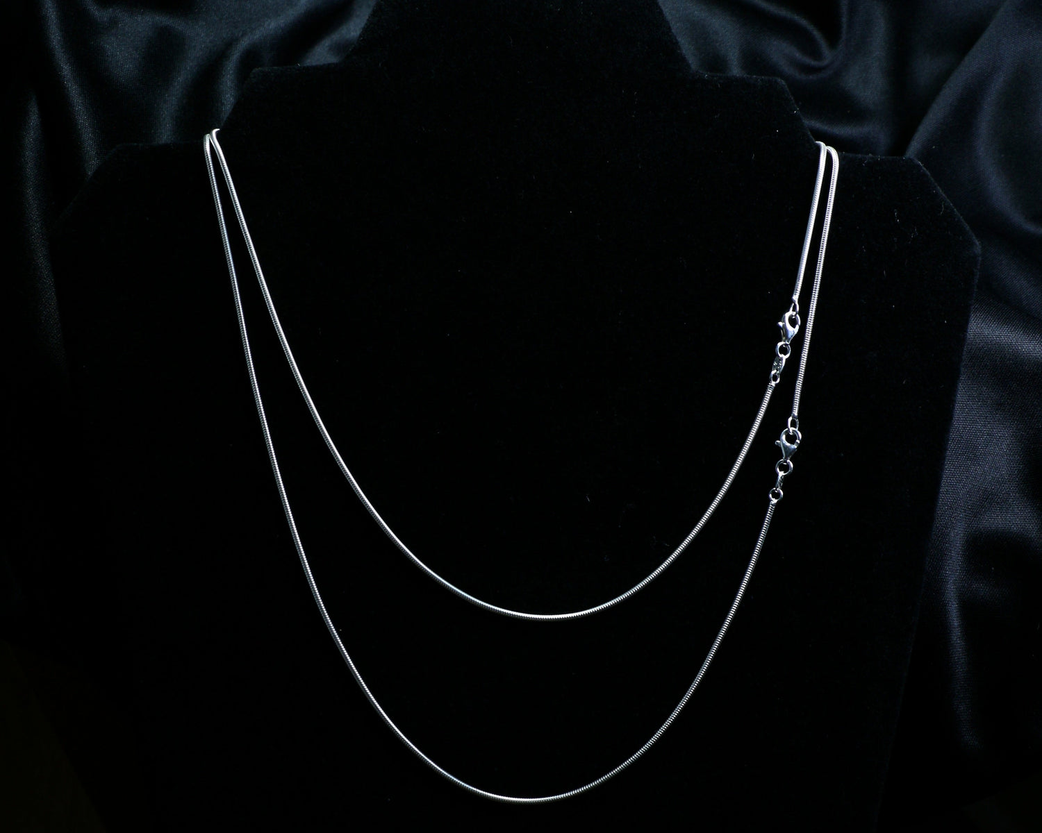 Halskette · Schlangenkette aus 925 Sterling Silber – 42 cm oder 50 cm
