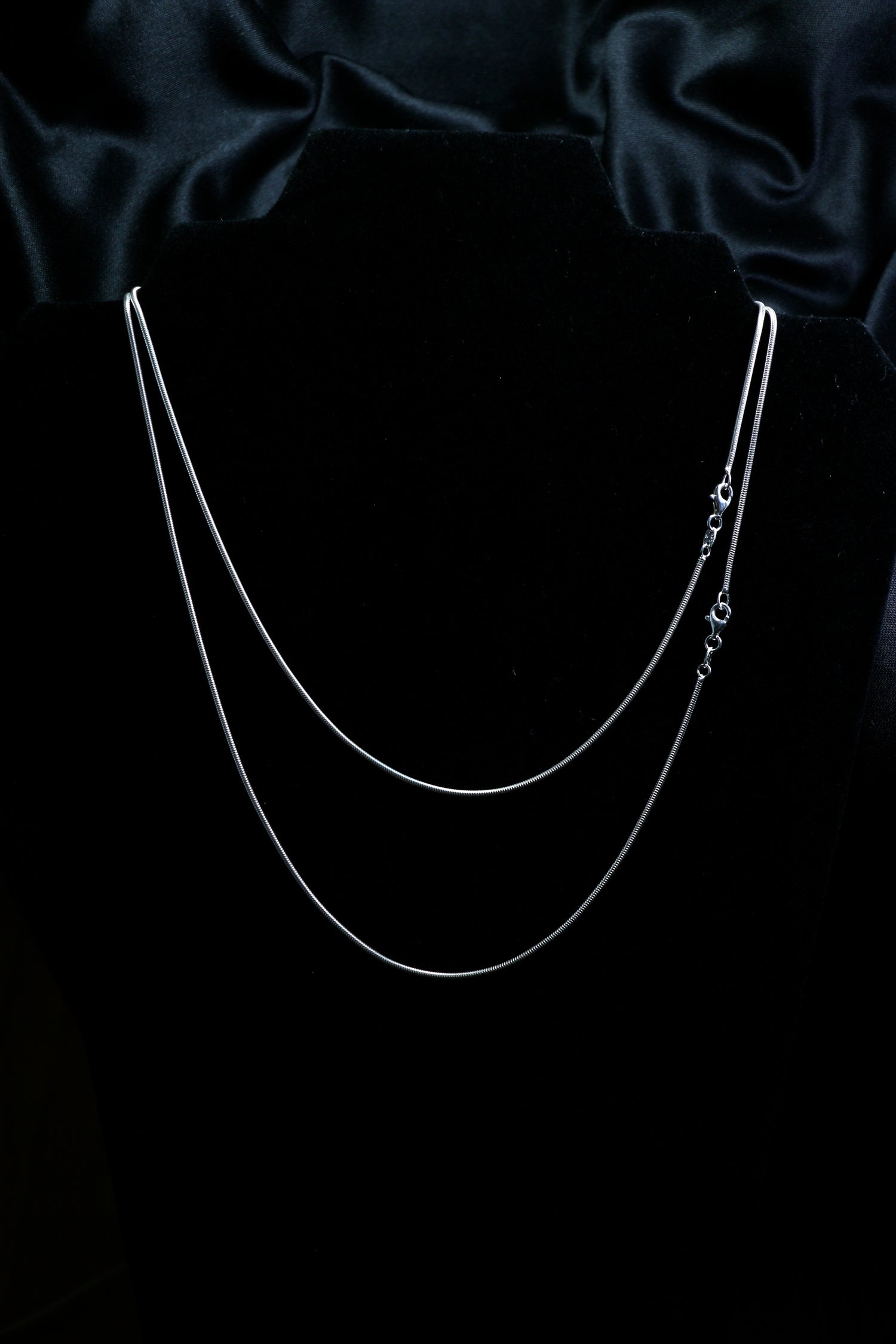 Halskette · Schlangenkette aus 925 Sterling Silber – 42 cm oder 50 cm