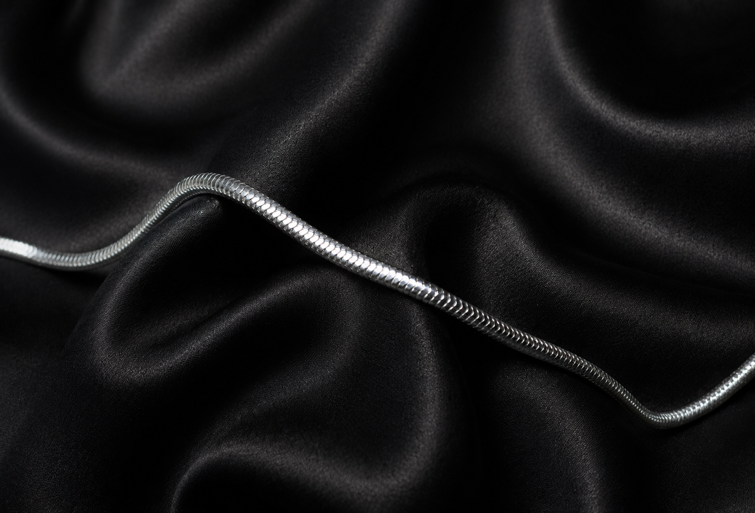 Halskette · Schlangenkette aus 925 Sterling Silber – 42 cm oder 50 cm