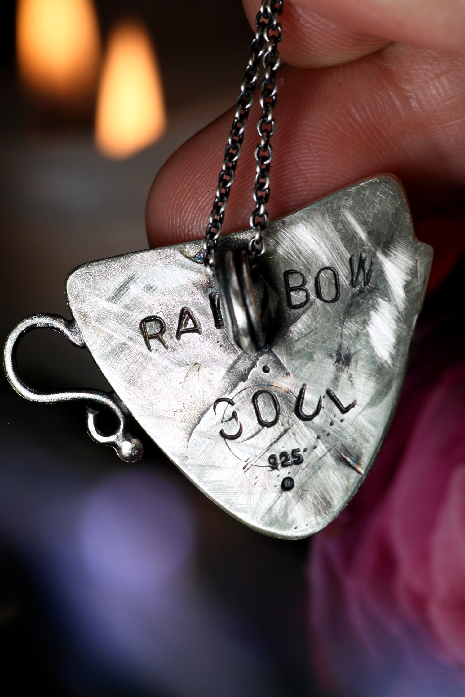 OPHELIA Kunst Maske Silberanhänger · SILVER MIRAGE Serie #3