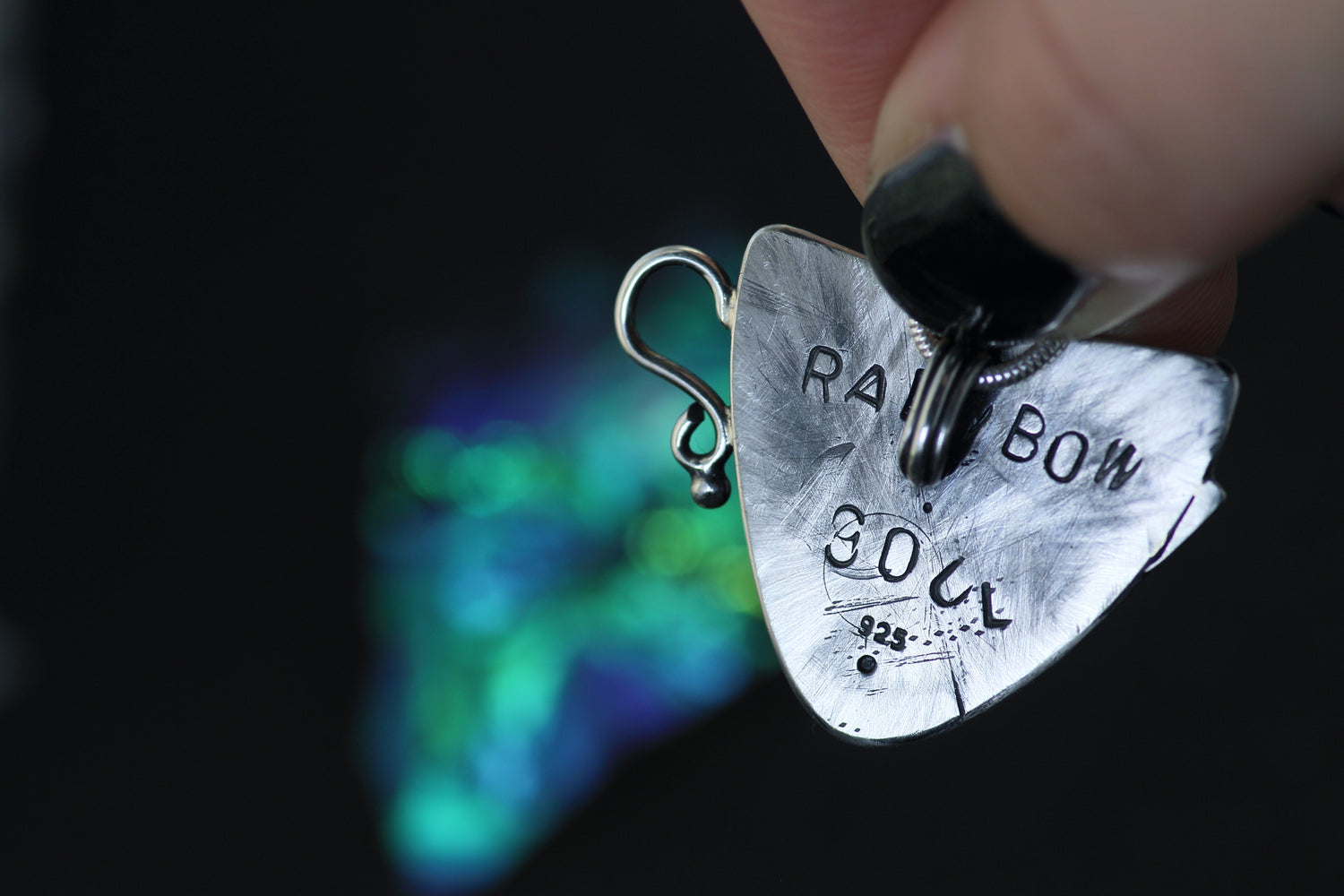 OPHELIA Kunst Maske Silberanhänger · SILVER MIRAGE Serie #3