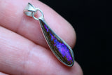 AURORA ELECTRA Silberanhänger mit australischem Boulder Opal