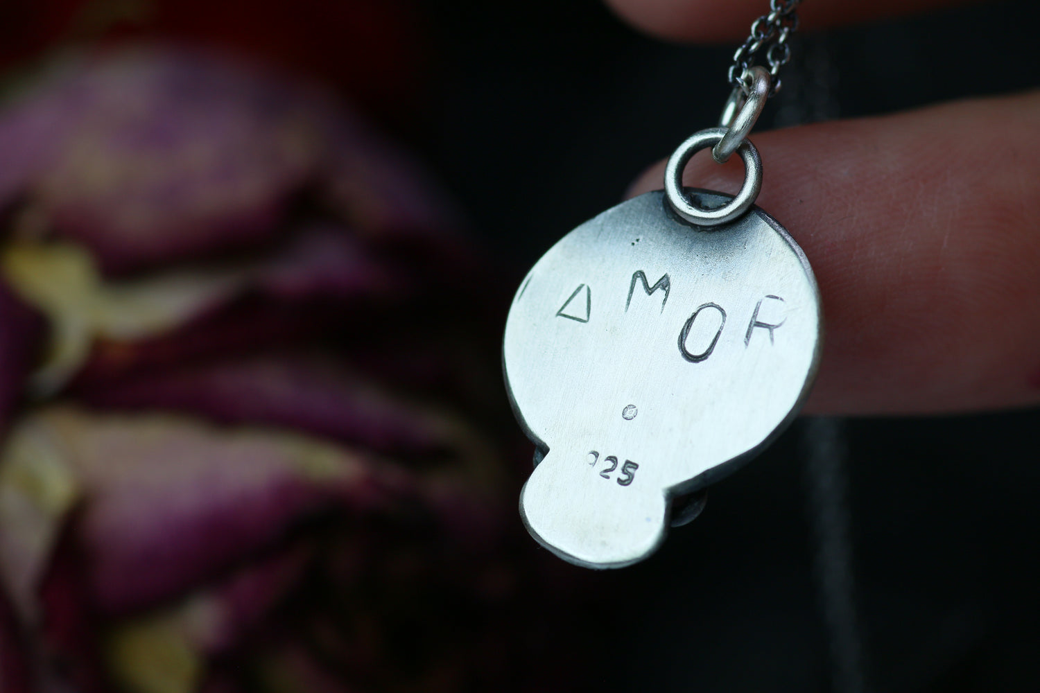 EL CABALLERO Totenkopf Anhänger aus Silber 925 · Dia de los Muertos · Unikates Design