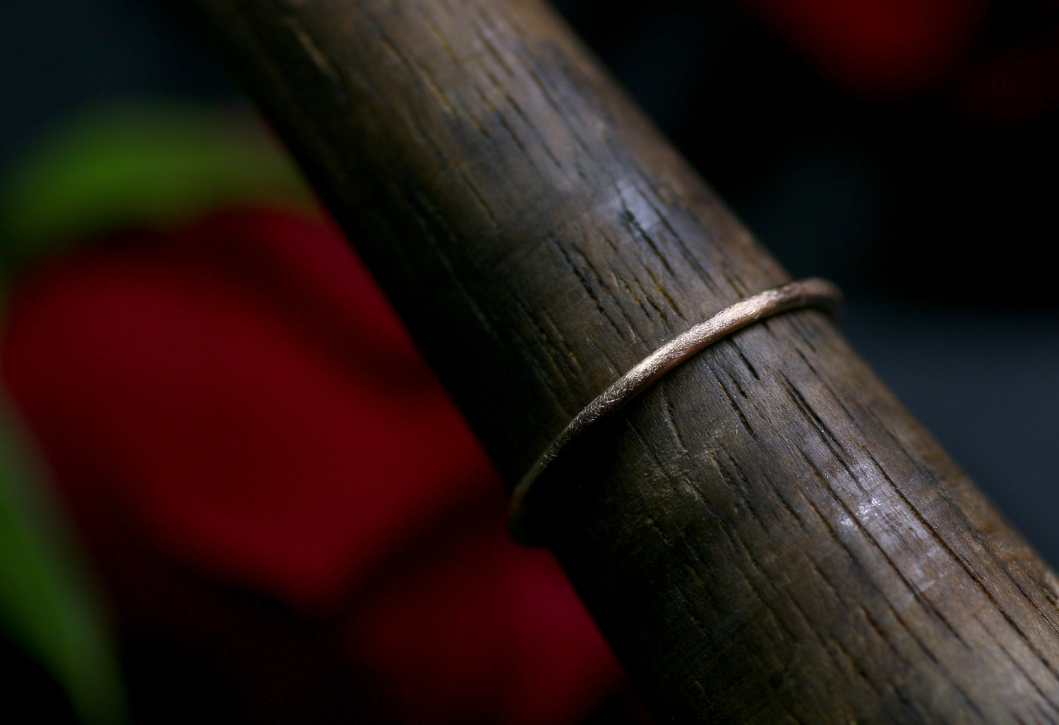 AURORA Ring aus Rosé Gold 18k mit Satin Finish