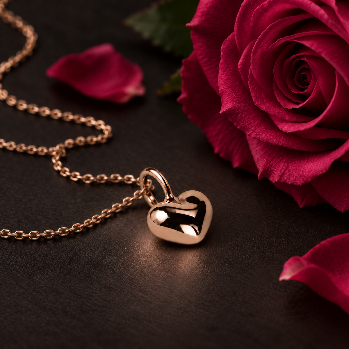 CORA · Herzanhänger aus 18k Gold