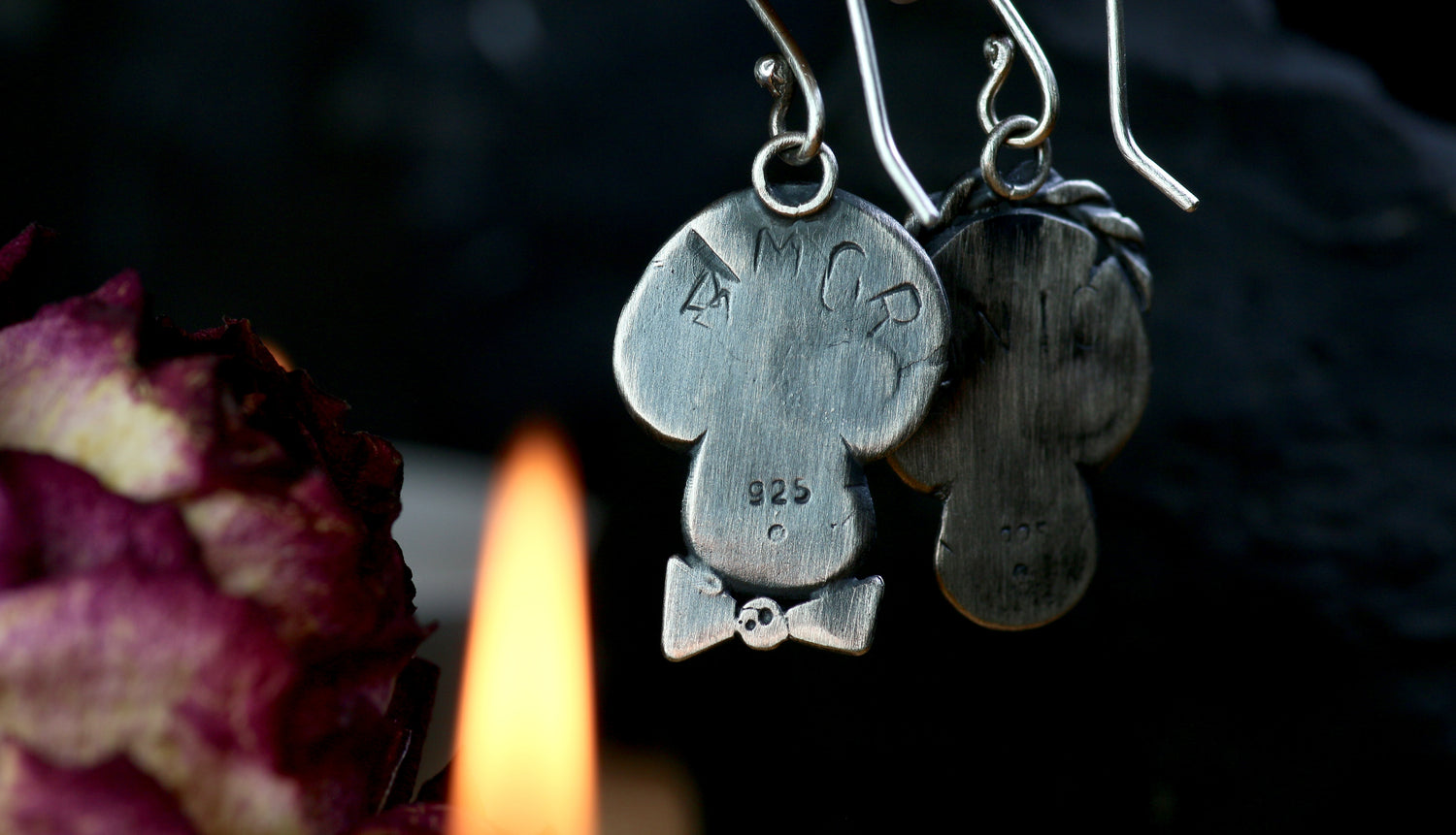 LOS UNIDOS Totenkopf Ohrringe aus Silber 925 · Día de los Muertos · Mix & Match