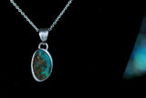 ATLANTIS Anhänger • Designer Silberanhänger 925 mit australischem Opal · Unikat
