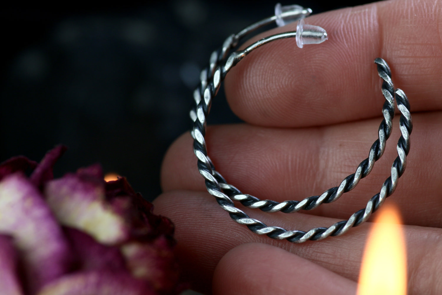 DULCE VIDA Creolen aus Silber 925 · Día de los Muertos