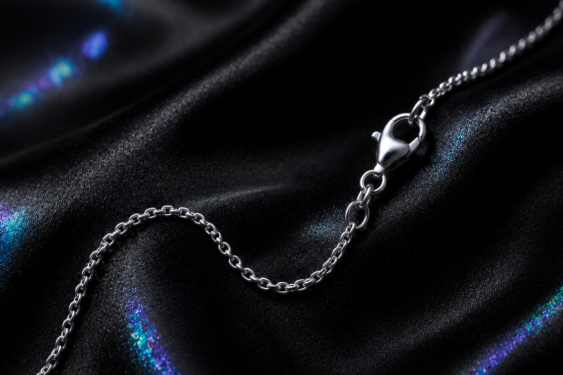 Halskette · Ankerkette aus 925 Sterling Silber – 42 cm oder 50 cm