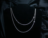 Halskette · Figaro Panzerkette aus 925 Sterling Silber – 42 cm oder 50 cm