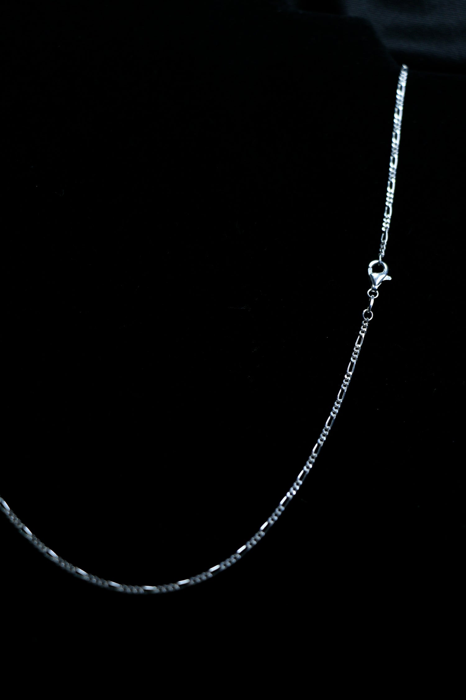 Halskette · Figaro Panzerkette aus 925 Sterling Silber – 42 cm oder 50 cm