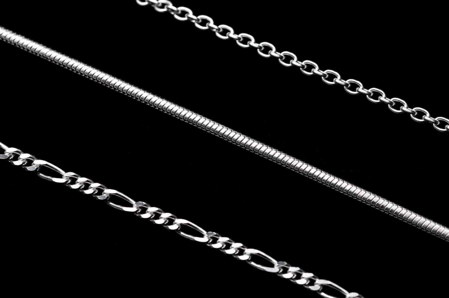 Halskette · Ankerkette aus 925 Sterling Silber – 42 cm oder 50 cm