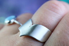 Silberschmuck Mermaid Tail, Meerjungfrauenflosse aus Silber 925, Silberring Mermaid Style