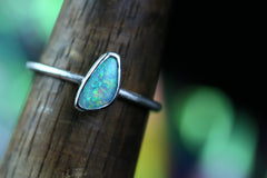 Silberring mit Opal